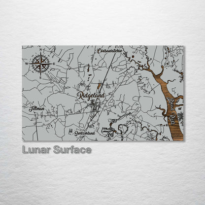 Ridgeland, South Carolina Whimsical Map