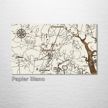 Ridgeland, South Carolina Whimsical Map