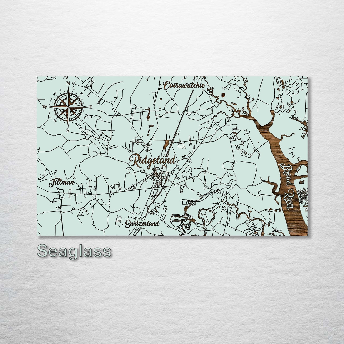 Ridgeland, South Carolina Whimsical Map