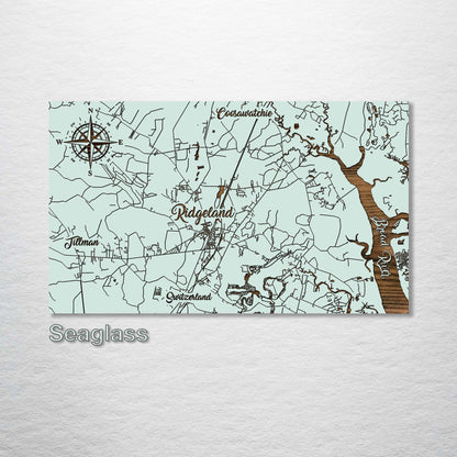Ridgeland, South Carolina Whimsical Map
