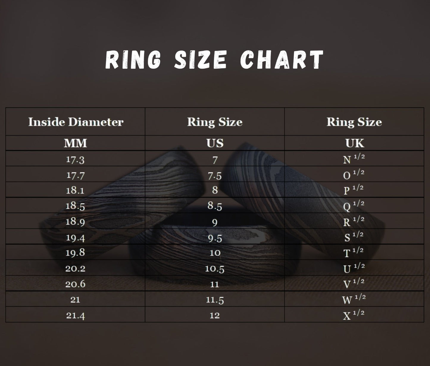 Timeless Bond Hand-Forged Damascus Steel Proposal Memory Ring by KBS Knives Store