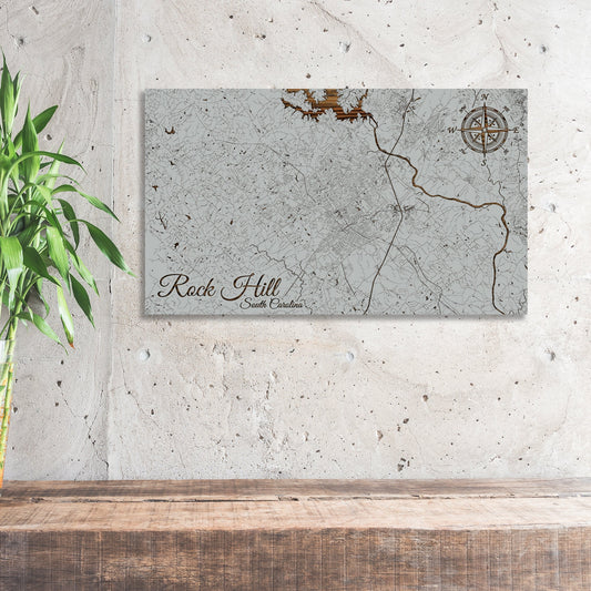 Rock Hill, South Carolina Street Map