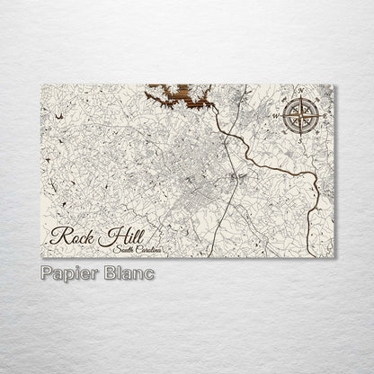 Rock Hill, South Carolina Street Map