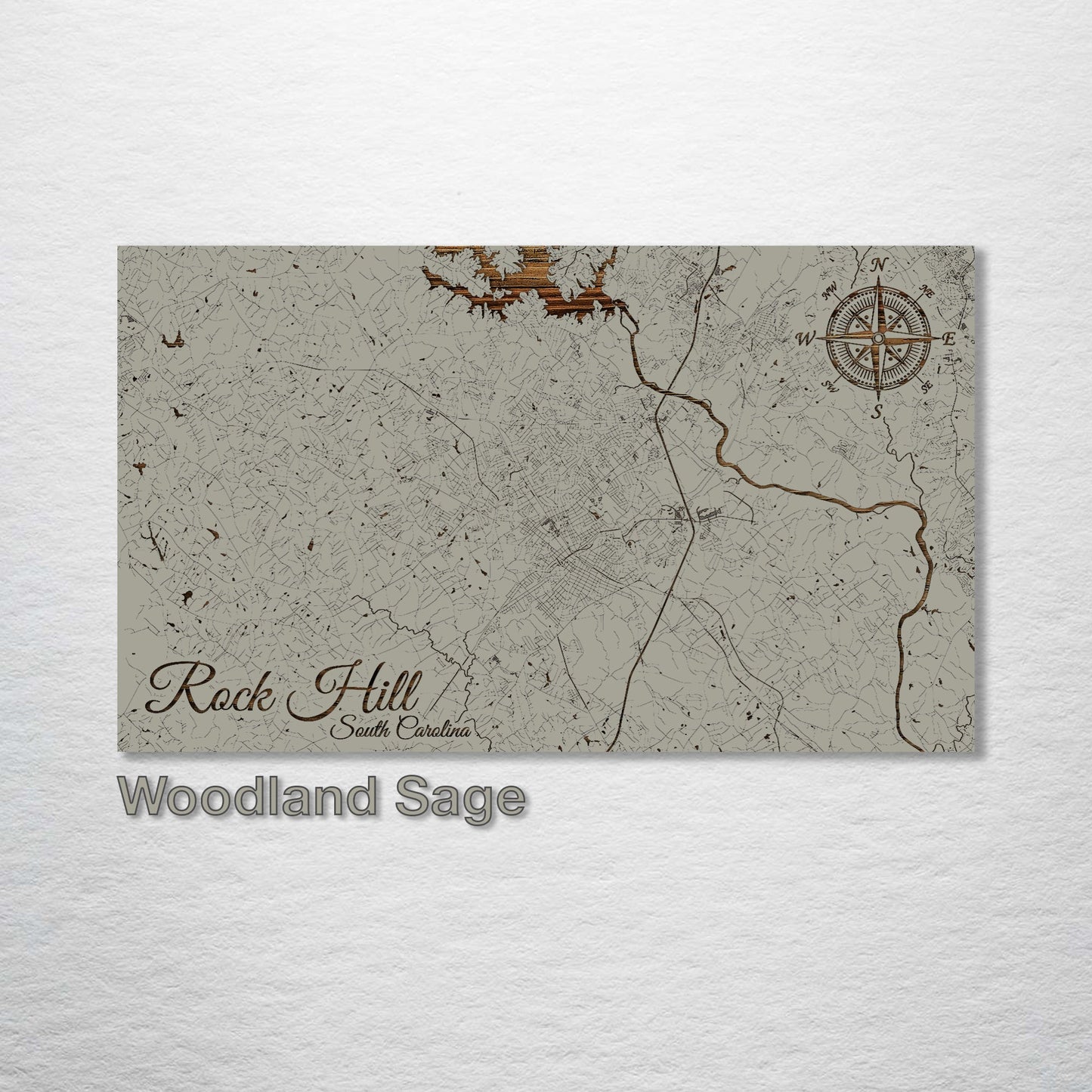 Rock Hill, South Carolina Street Map