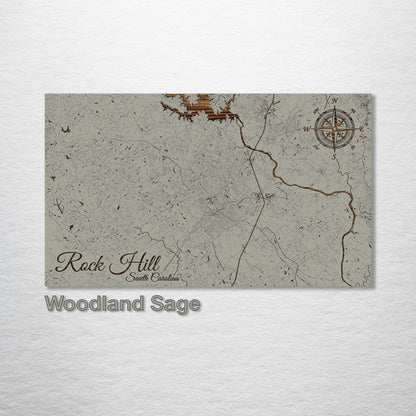 Rock Hill, South Carolina Street Map