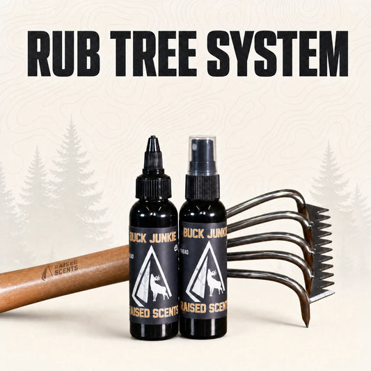 The Rub Tree System | Great for Scrapes Too! | Early Season - Post Rut