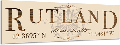 Rutland, MA Stick w/ Compass