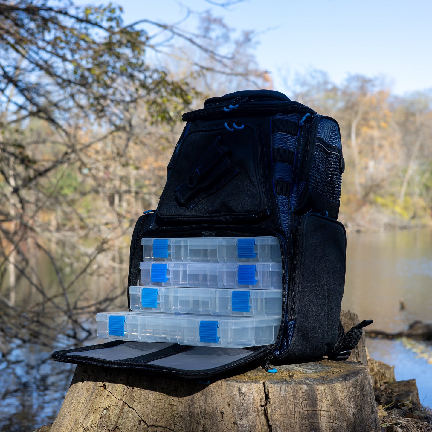 Reaction Tackle Fishing Tackle Backpack- Trays included