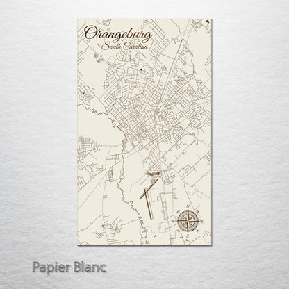 Orangeburg, South Carolina Street Map