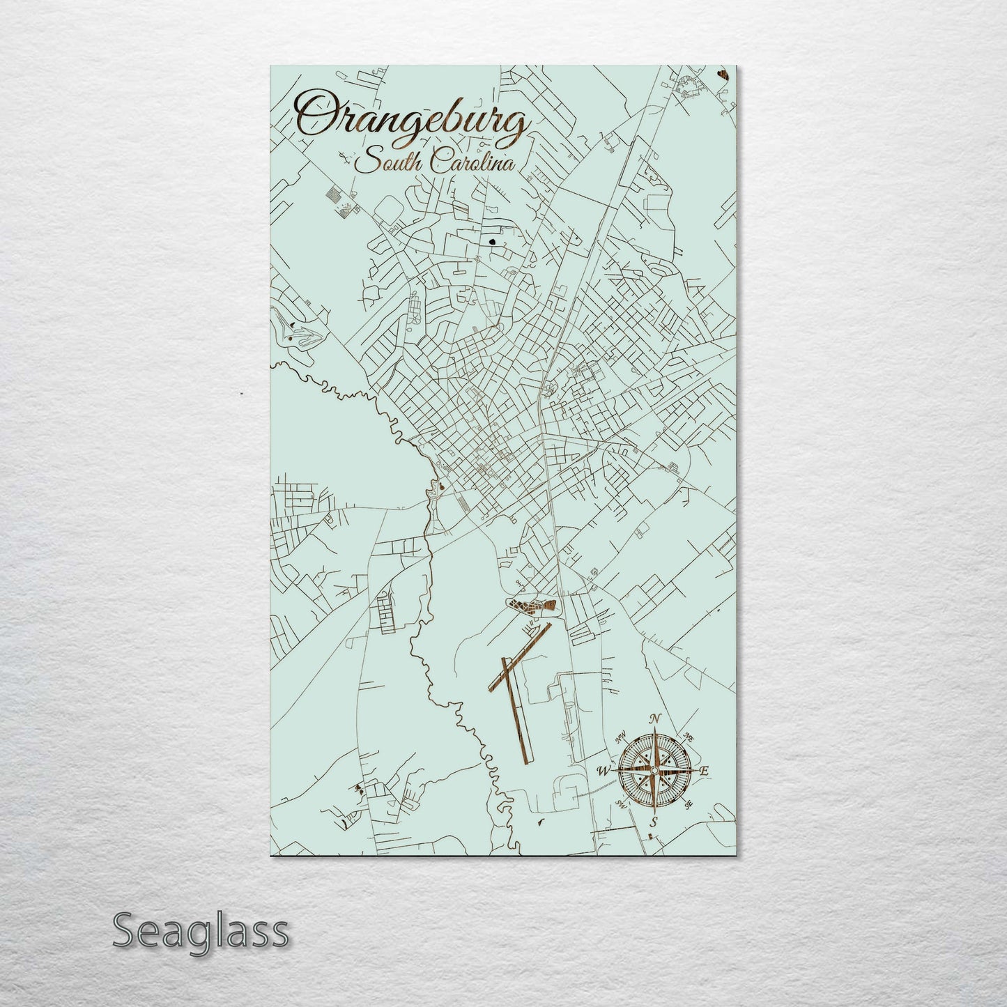 Orangeburg, South Carolina Street Map