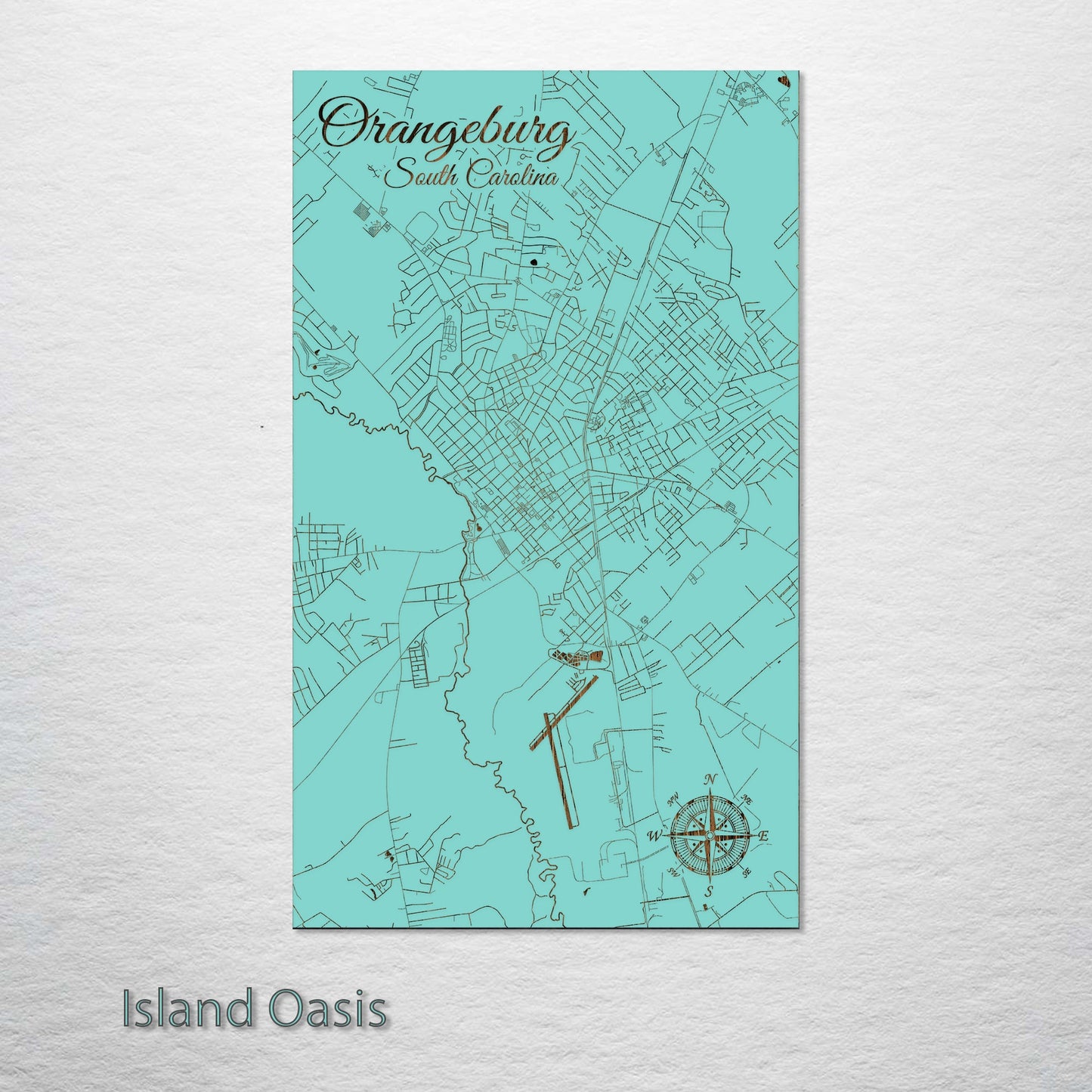 Orangeburg, South Carolina Street Map