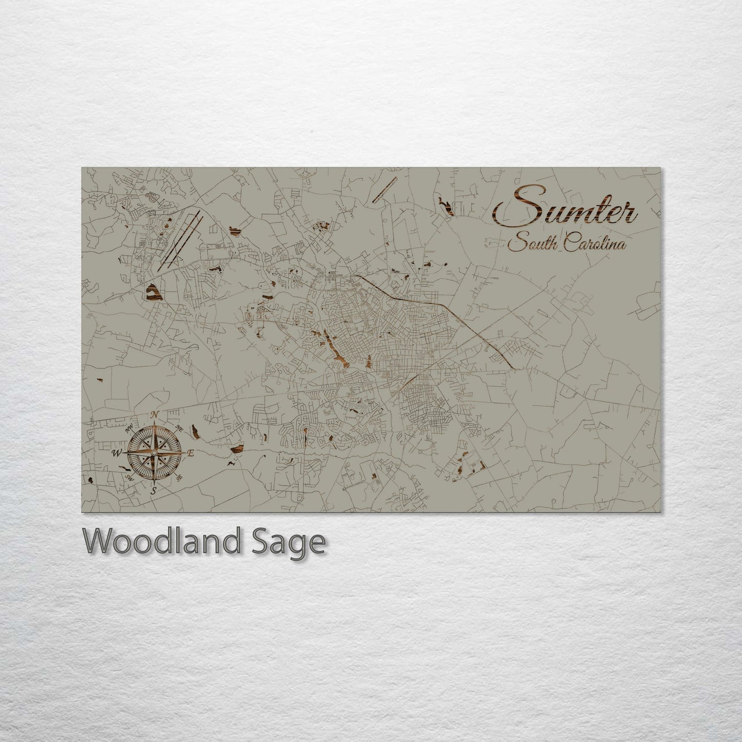 Sumter, South Carolina Street Map