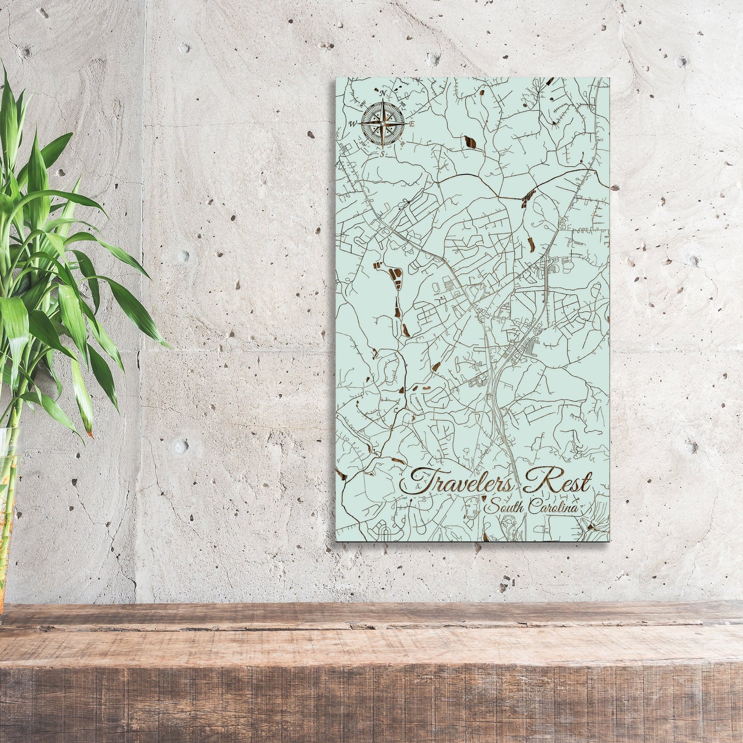 Travelers Rest, South Carolina Street Map