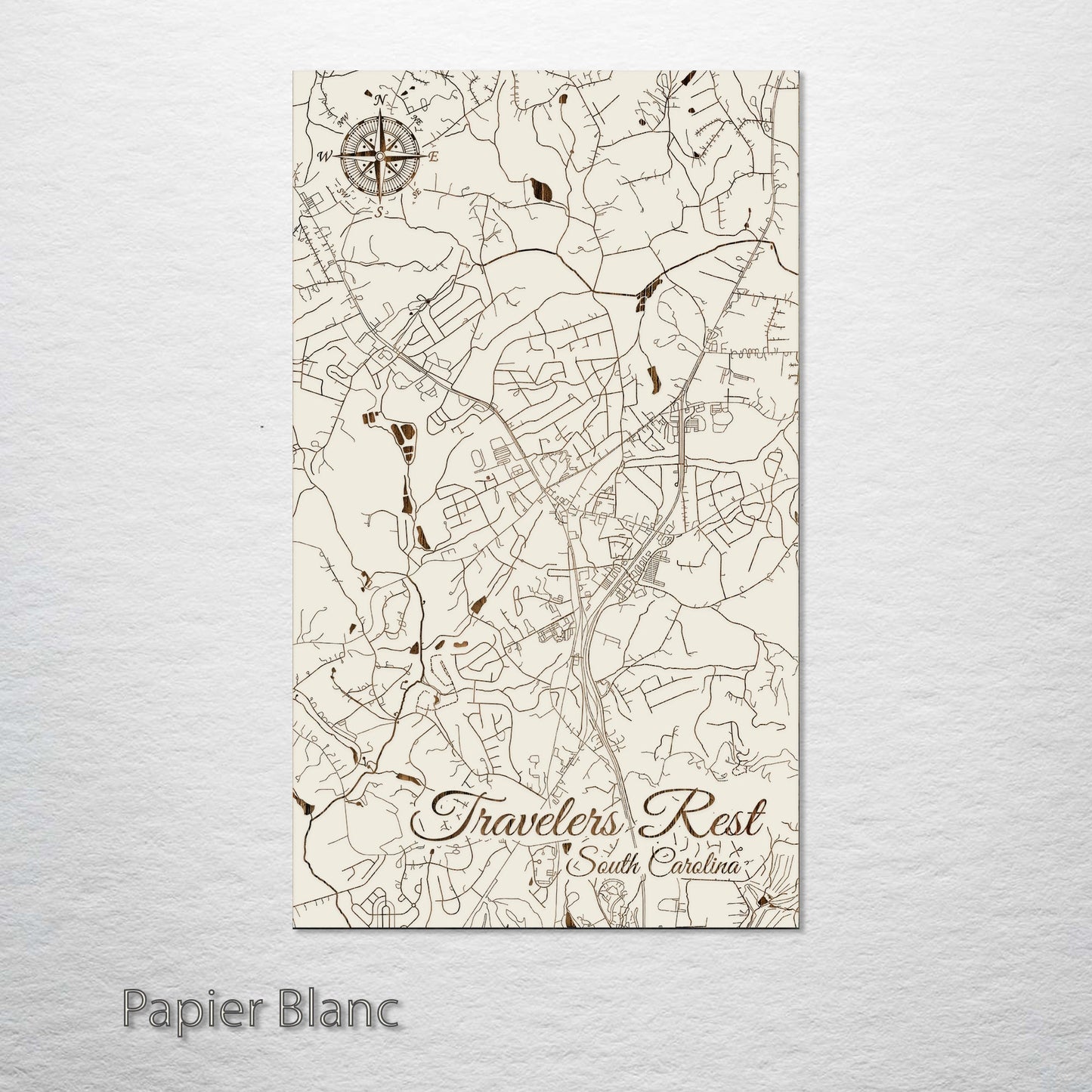 Travelers Rest, South Carolina Street Map