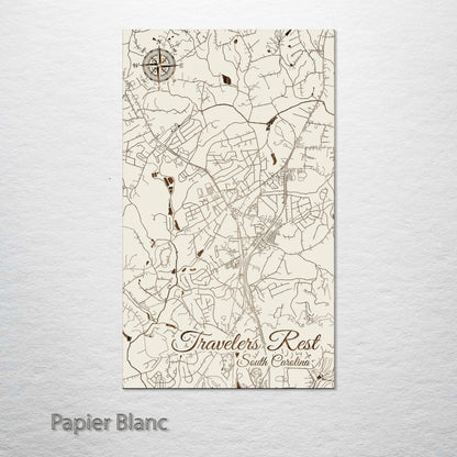 Travelers Rest, South Carolina Street Map