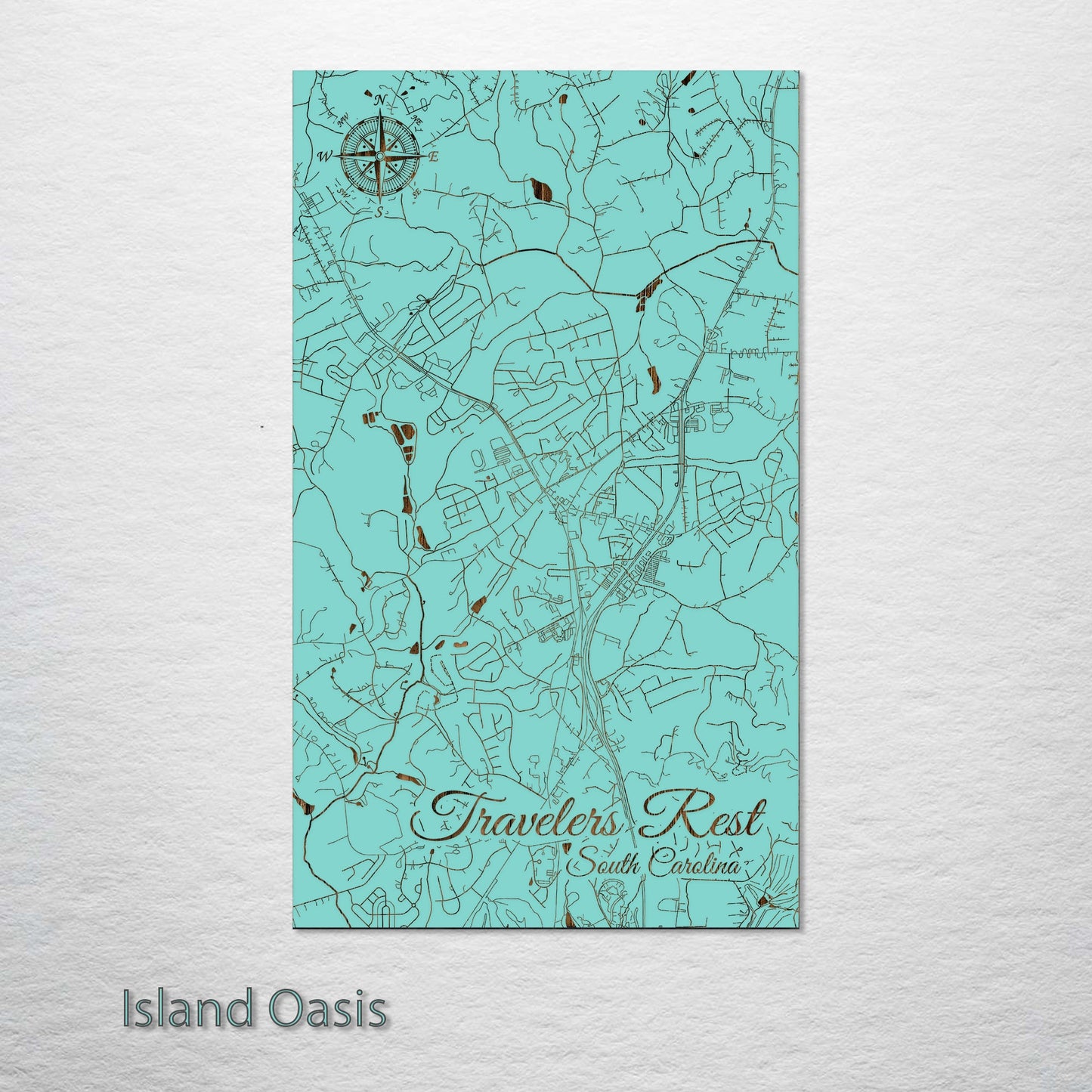 Travelers Rest, South Carolina Street Map