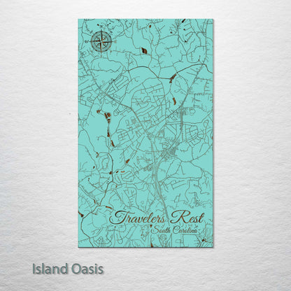 Travelers Rest, South Carolina Street Map