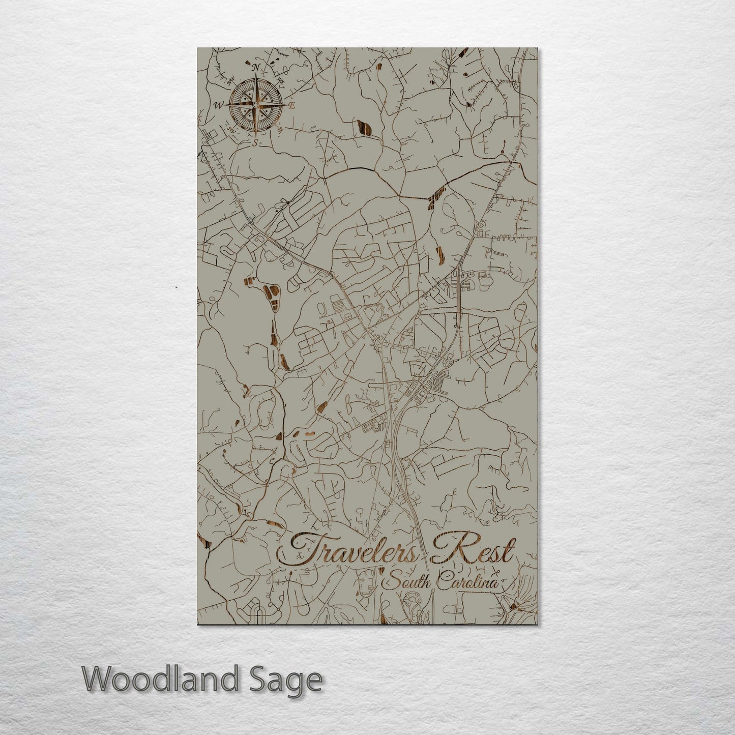 Travelers Rest, South Carolina Street Map