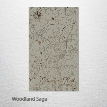 Travelers Rest, South Carolina Street Map