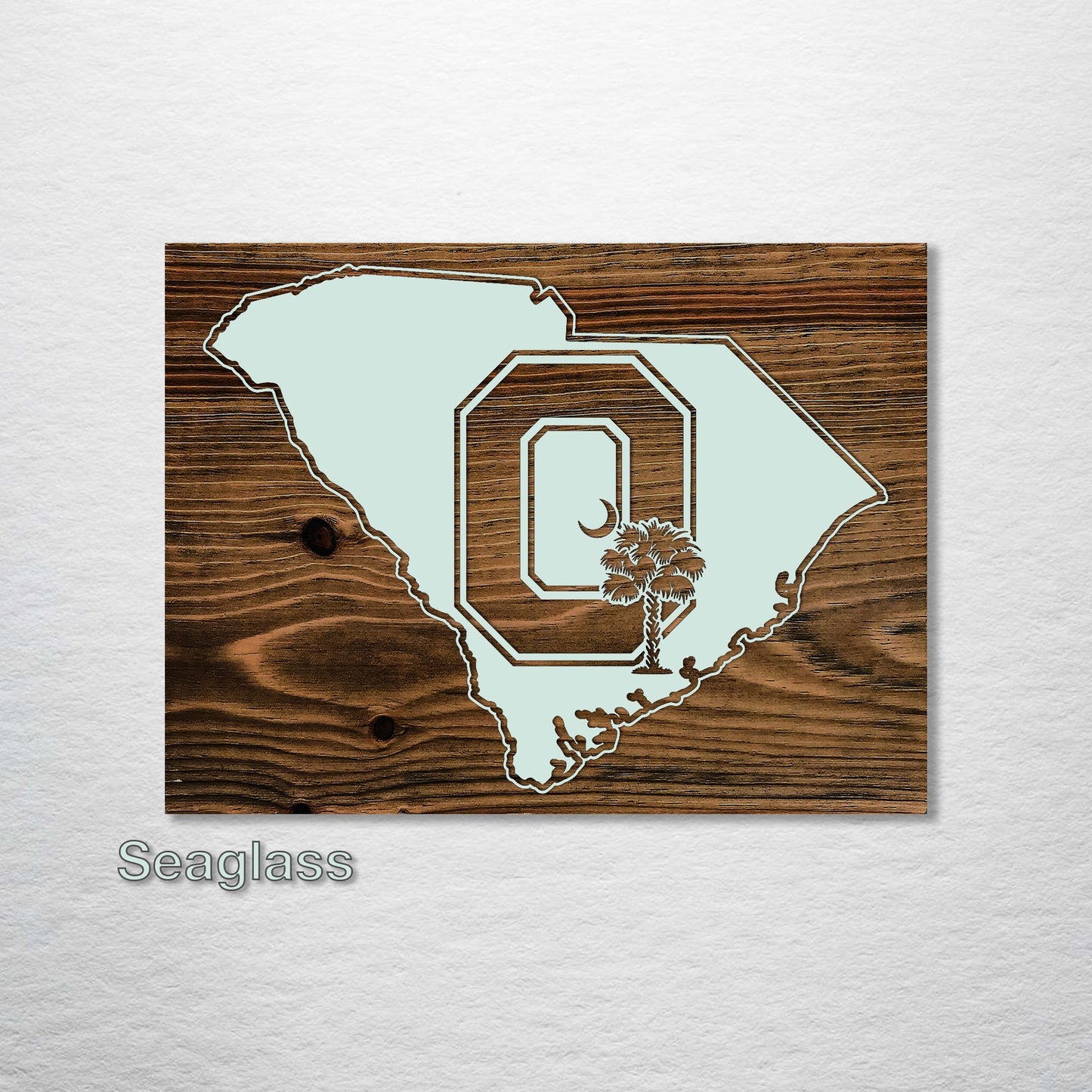 South Carolina "Block O" Abstract (inverted)