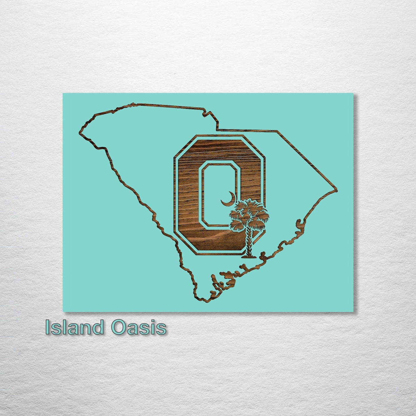 South Carolina "Block O" Abstract