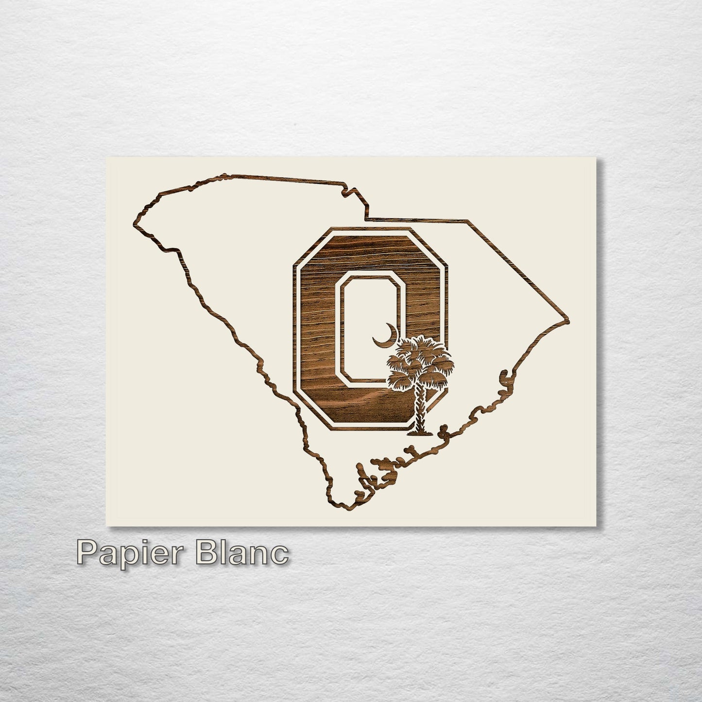 South Carolina "Block O" Abstract