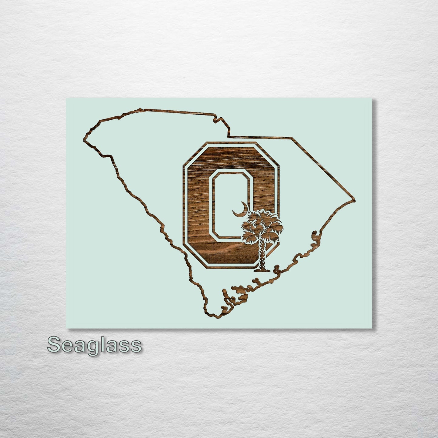 South Carolina "Block O" Abstract