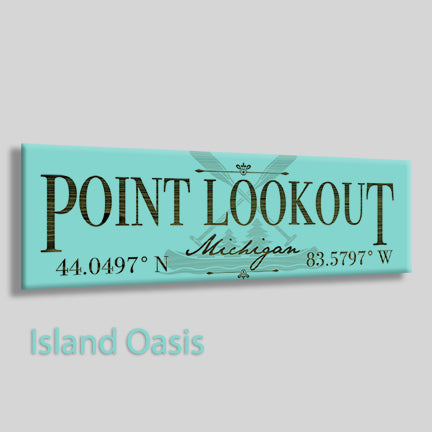 Point Lookout, Michigan Canoe