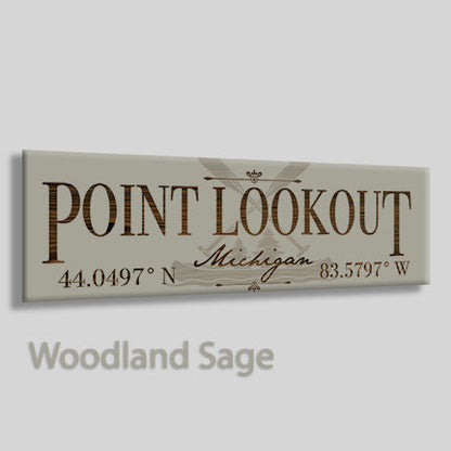 Point Lookout, Michigan Canoe