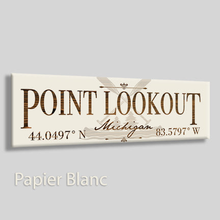 Point Lookout, Michigan Canoe