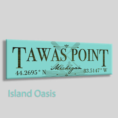 Tawas Point, Michigan Canoe