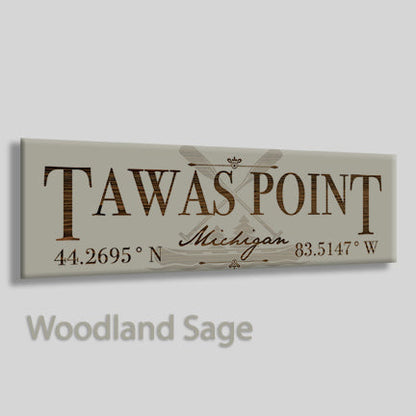 Tawas Point, Michigan Canoe