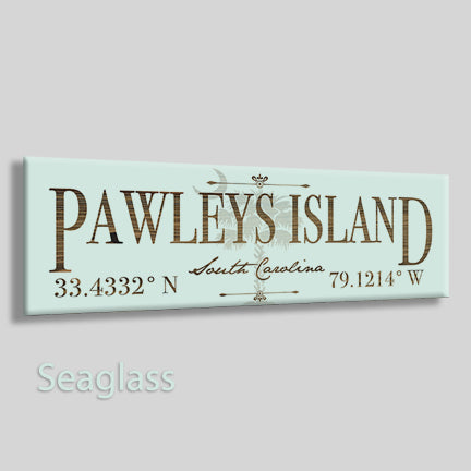 Pawleys Island, South Carolina Palm & Moon