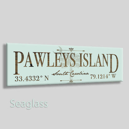 Pawleys Island, South Carolina Palm & Moon