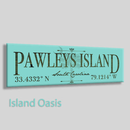 Pawleys Island, South Carolina Palm & Moon