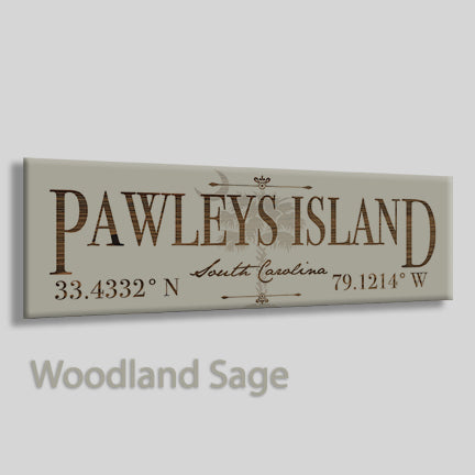 Pawleys Island, South Carolina Palm & Moon