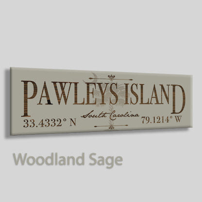 Pawleys Island, South Carolina Palm & Moon