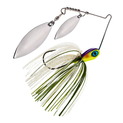Reaction Tackle Lead Spinnerbait Jigs – 3-Pack, Double Willow Blade - New