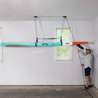 Essential SUP & Surfboard Garage Ceiling Storage Hoist | 2-Pack