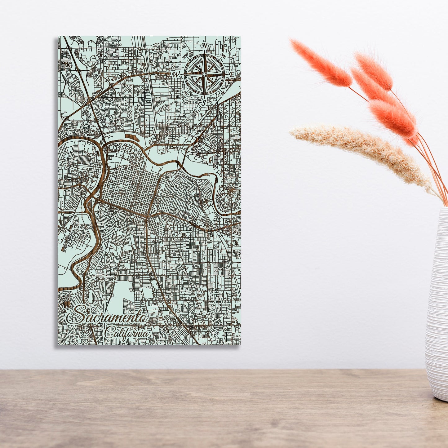 Sacramento, California Street Map