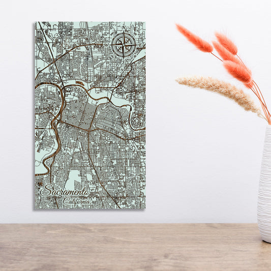 Sacramento, California Street Map