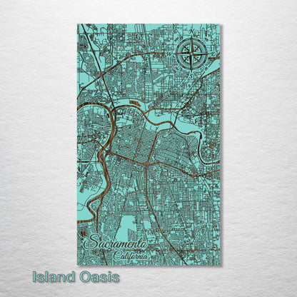 Sacramento, California Street Map