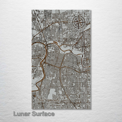 Sacramento, California Street Map