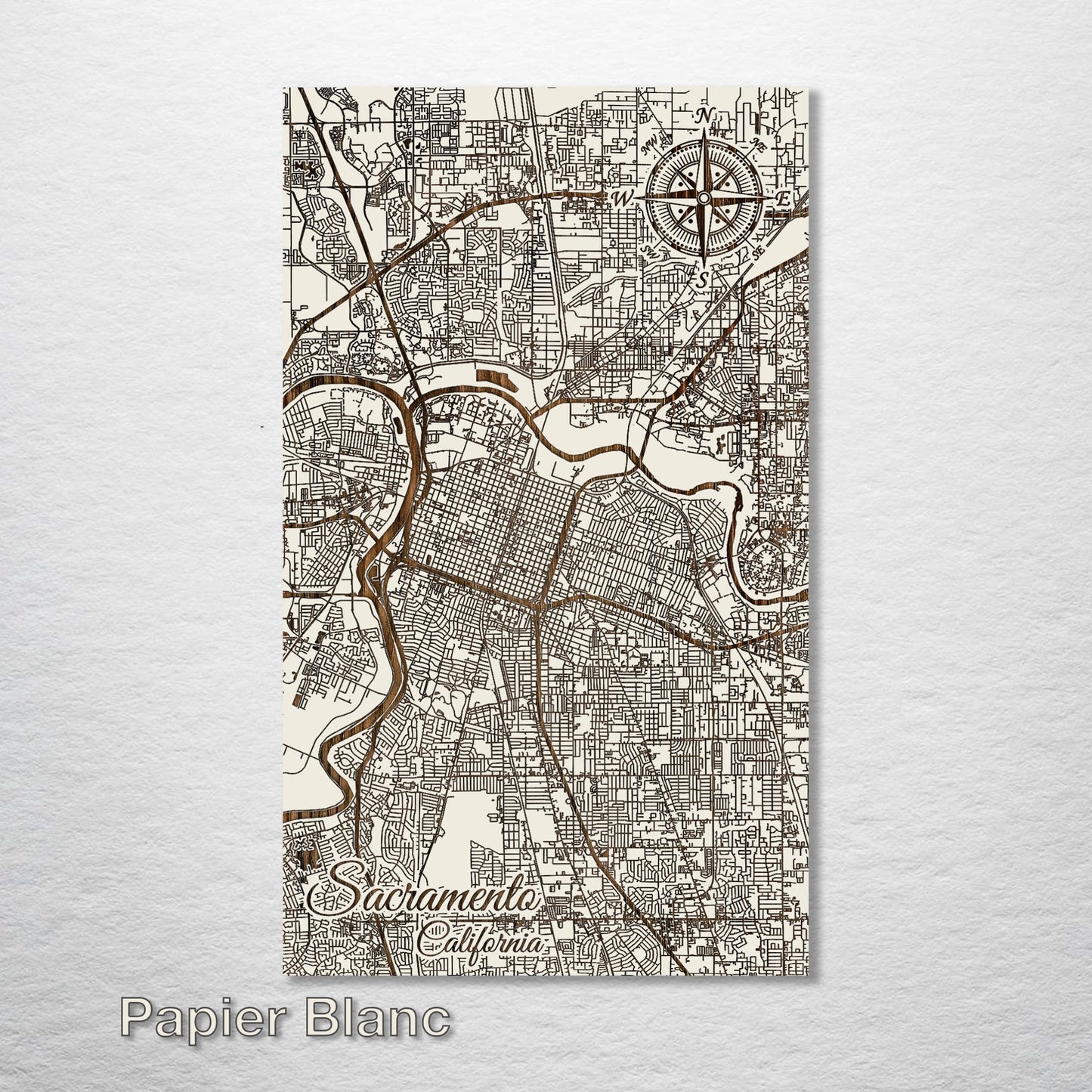 Sacramento, California Street Map
