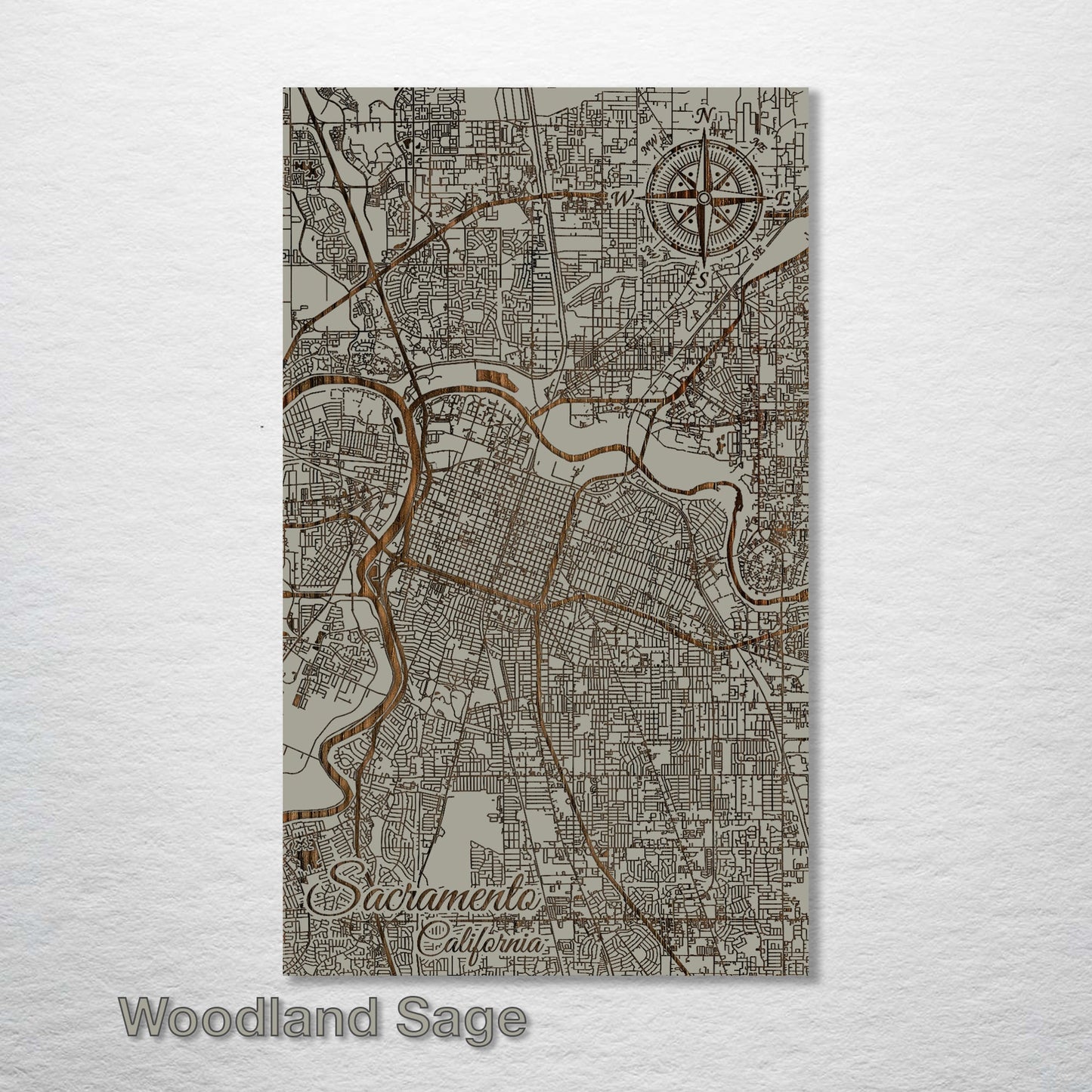 Sacramento, California Street Map