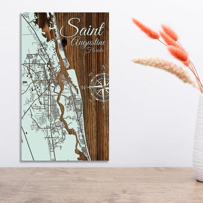 Saint Augustine, Florida Street Map