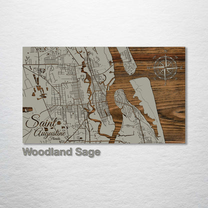 Saint Augustine, Florida Street Map (Downtown)