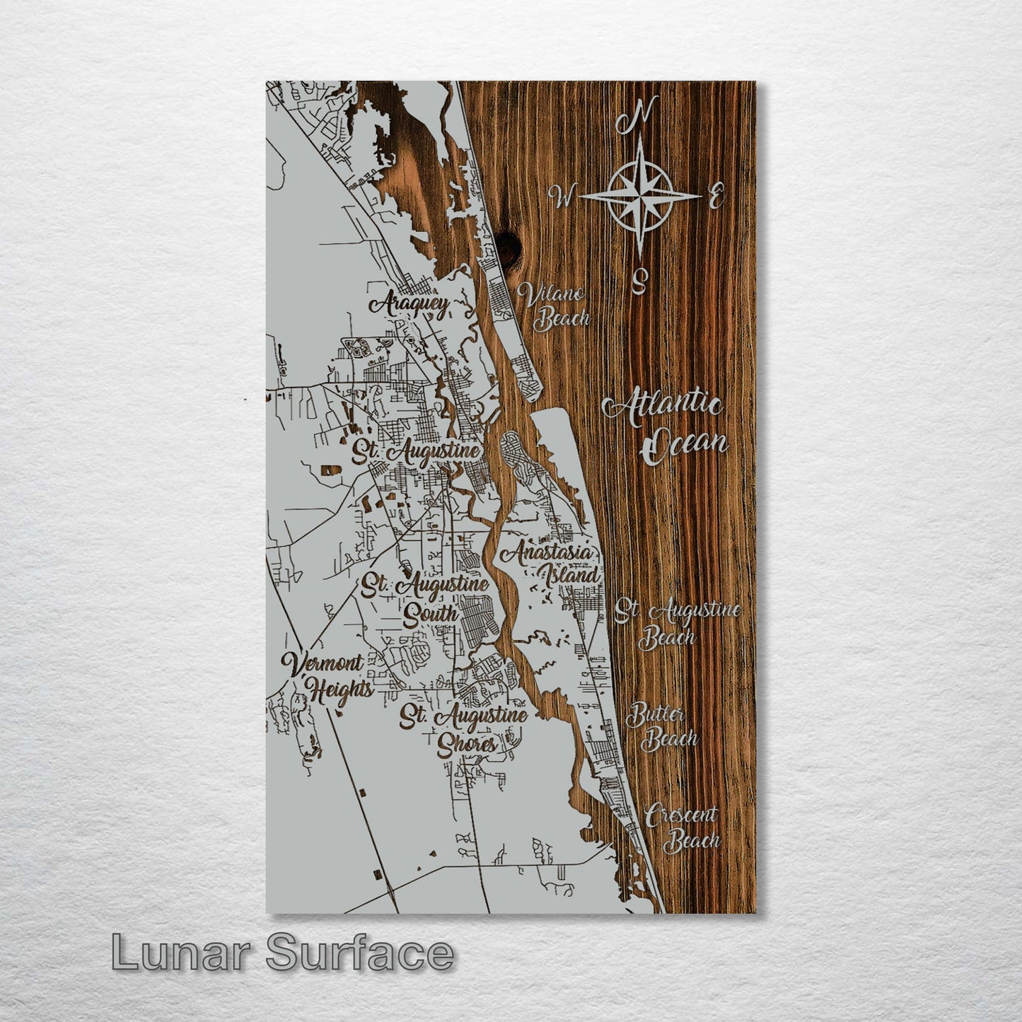 Saint Augustine, Florida Whimsical Map