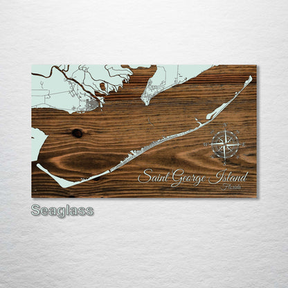 Saint George Island, Florida Street Map