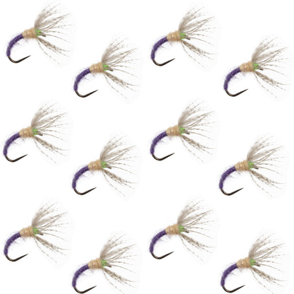 Grave Digger Sakasa Kebari - 12 Tenkara Flies - Size 14